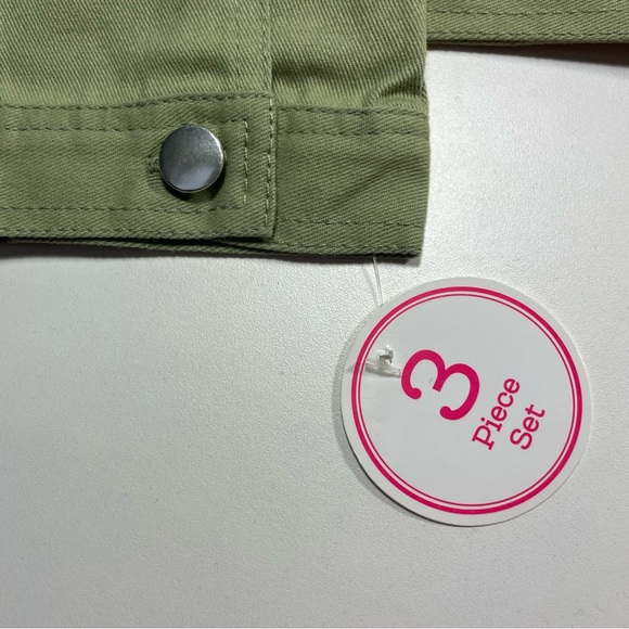 NWT Nannette floral 3pc set- jacket, tee and leggings size 5 - Picture 9 of 11